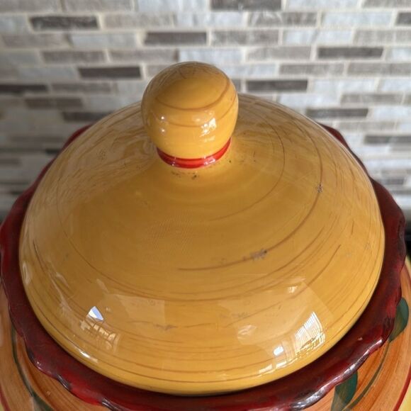 Heartfelt Kitchen Creations Colorful Rooster Ceramic Cookie Jar - Picture 10 of 12